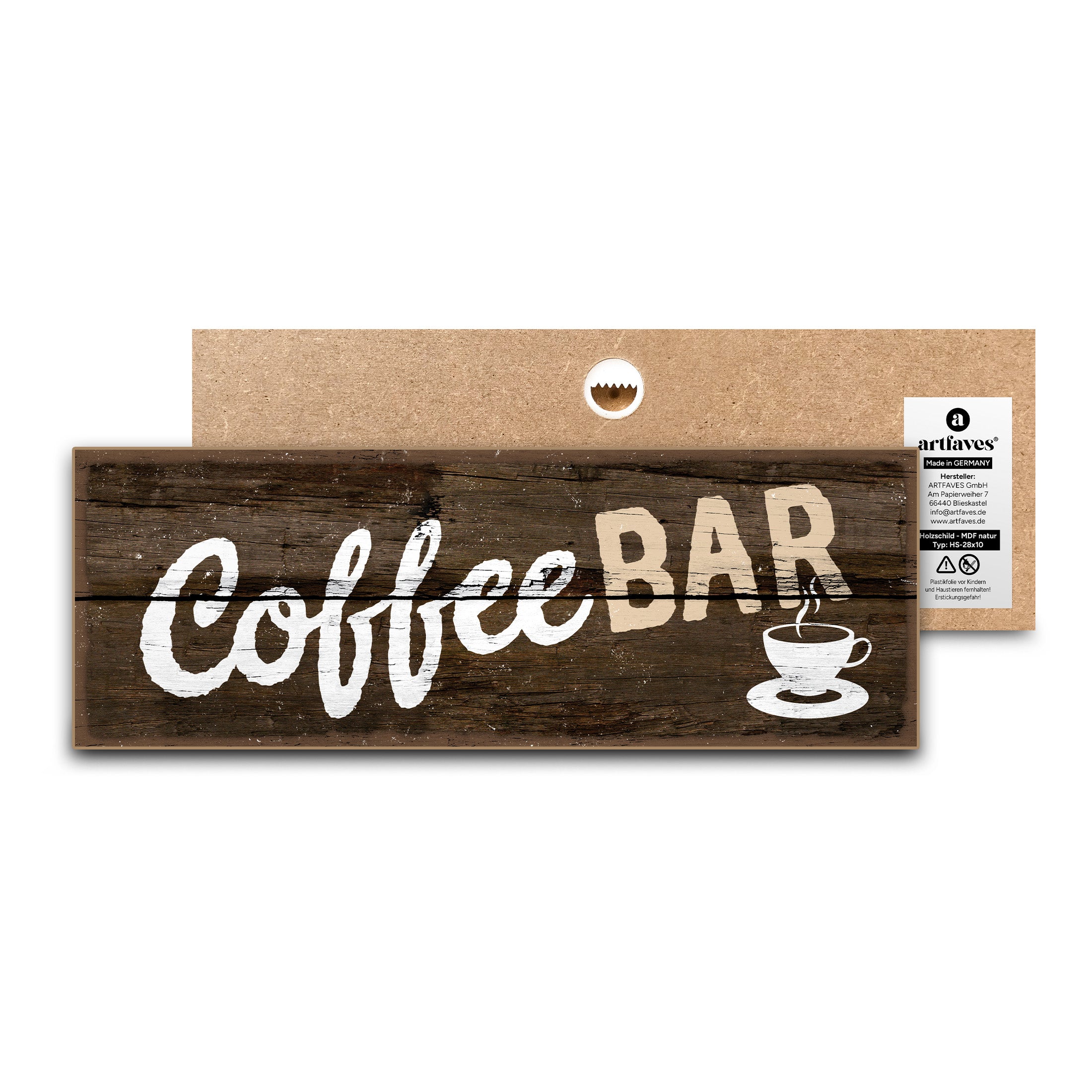 Coffee Bar Schild