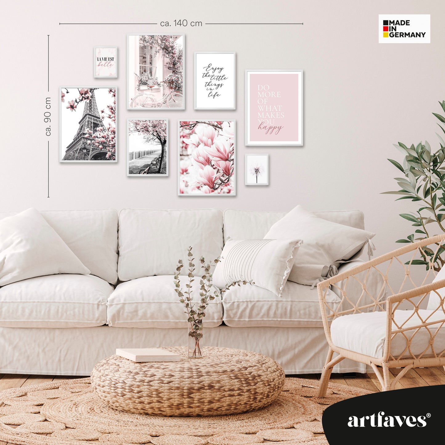 ARTFAVES® Poster Set - SPRING IN PARIS