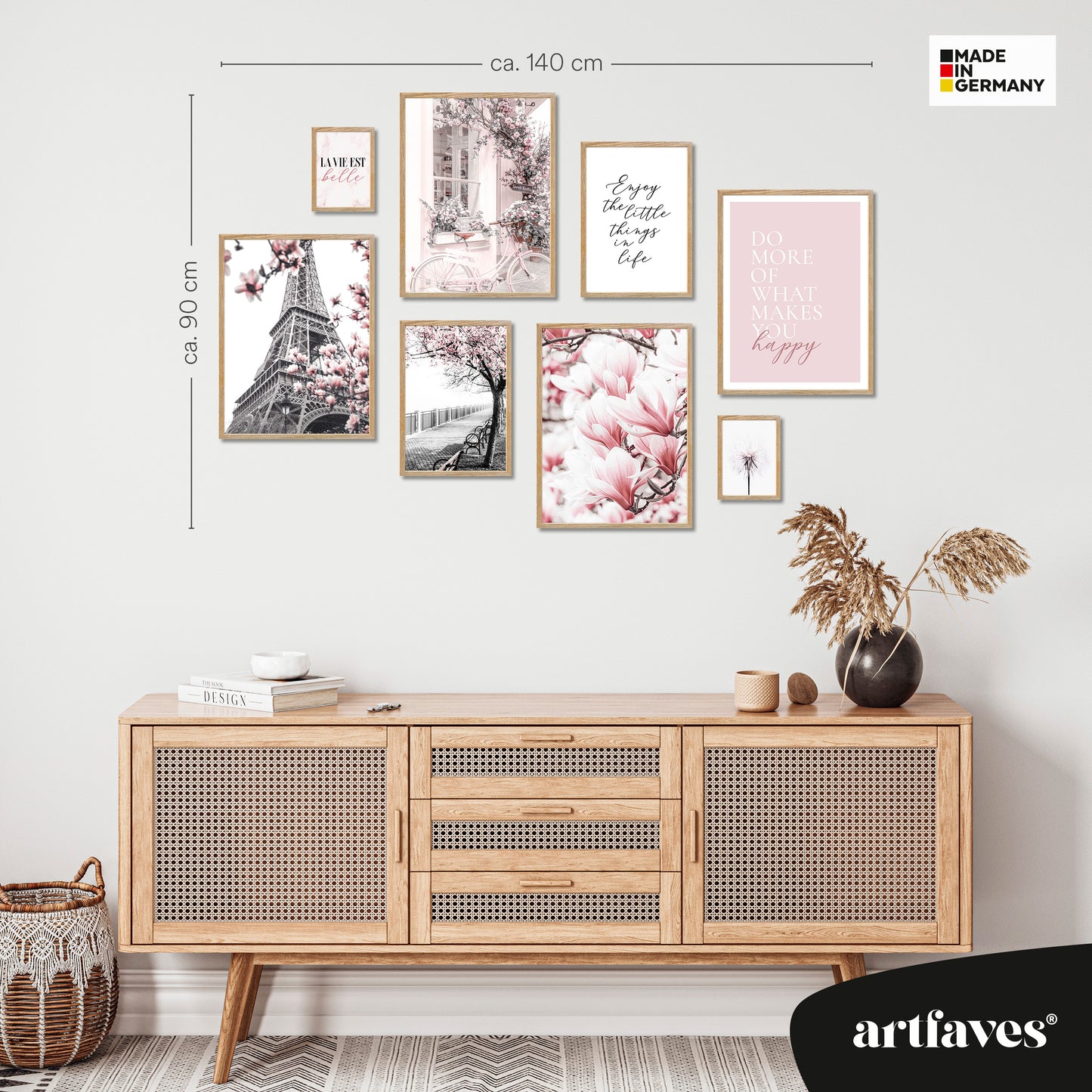 ARTFAVES® Poster Set - SPRING IN PARIS