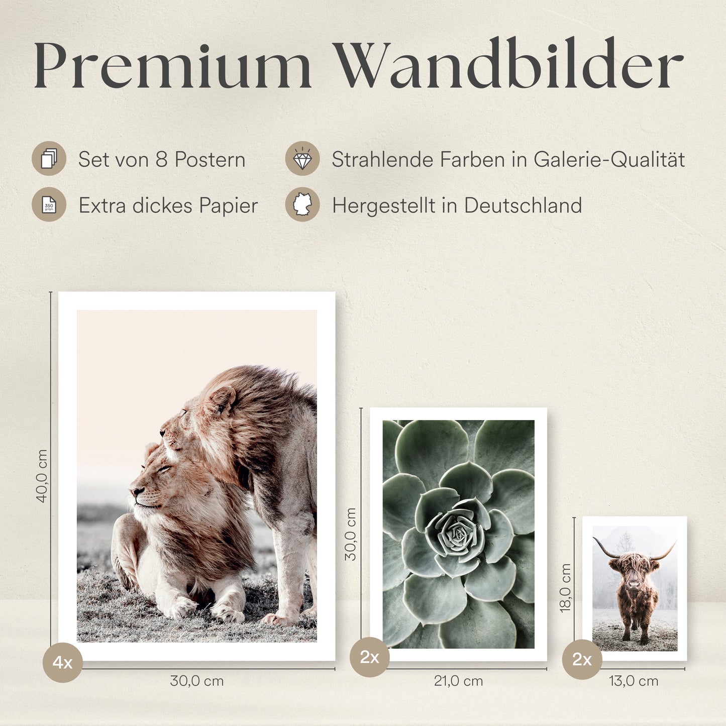 ARTFAVES® Poster Set - ABSTRACT NATURE