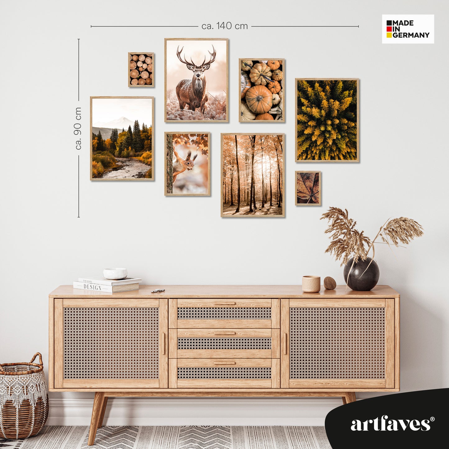 ARTFAVES® Poster Set - AUTUMN FOREST