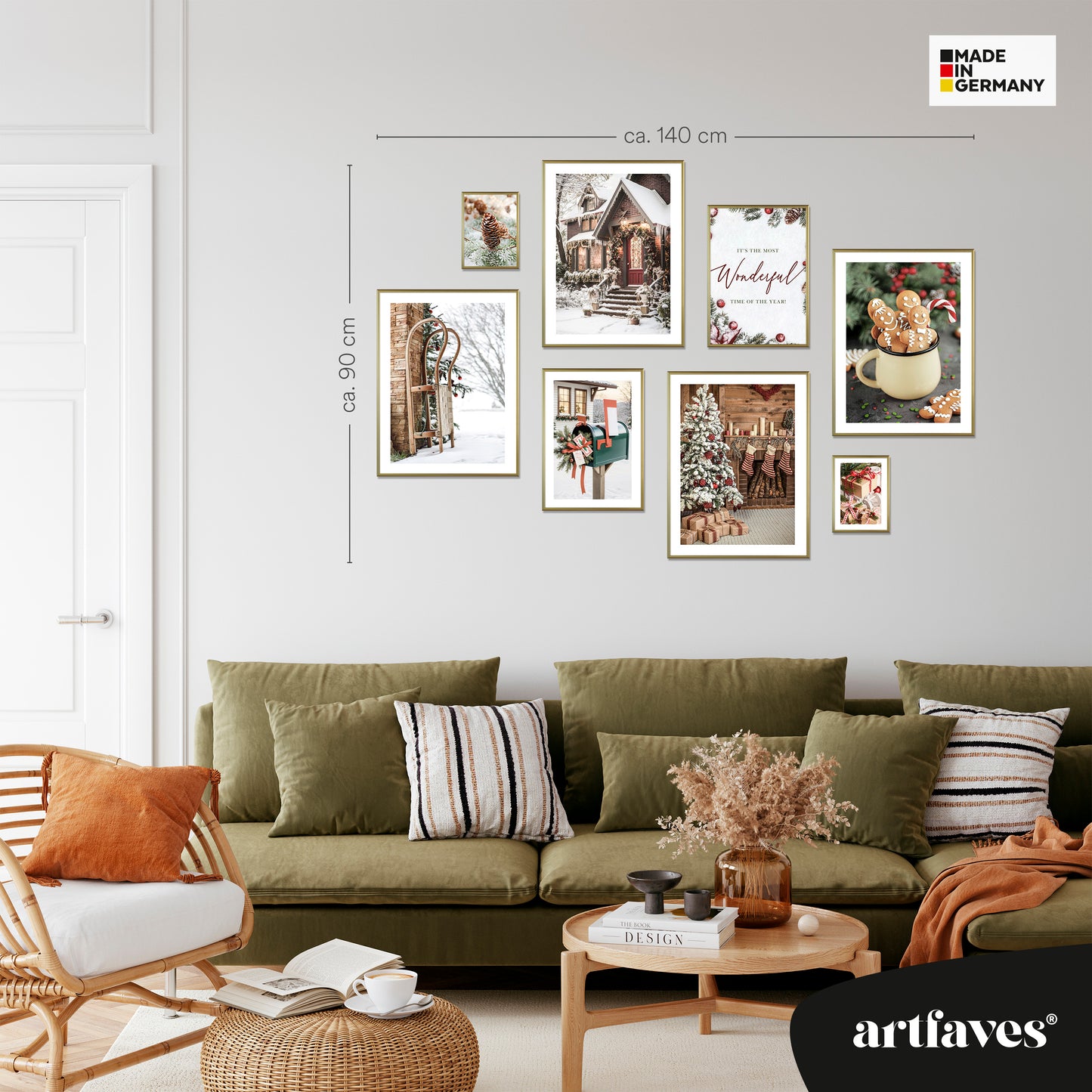 ARTFAVES® Poster Set - CHRISTMAS TIME