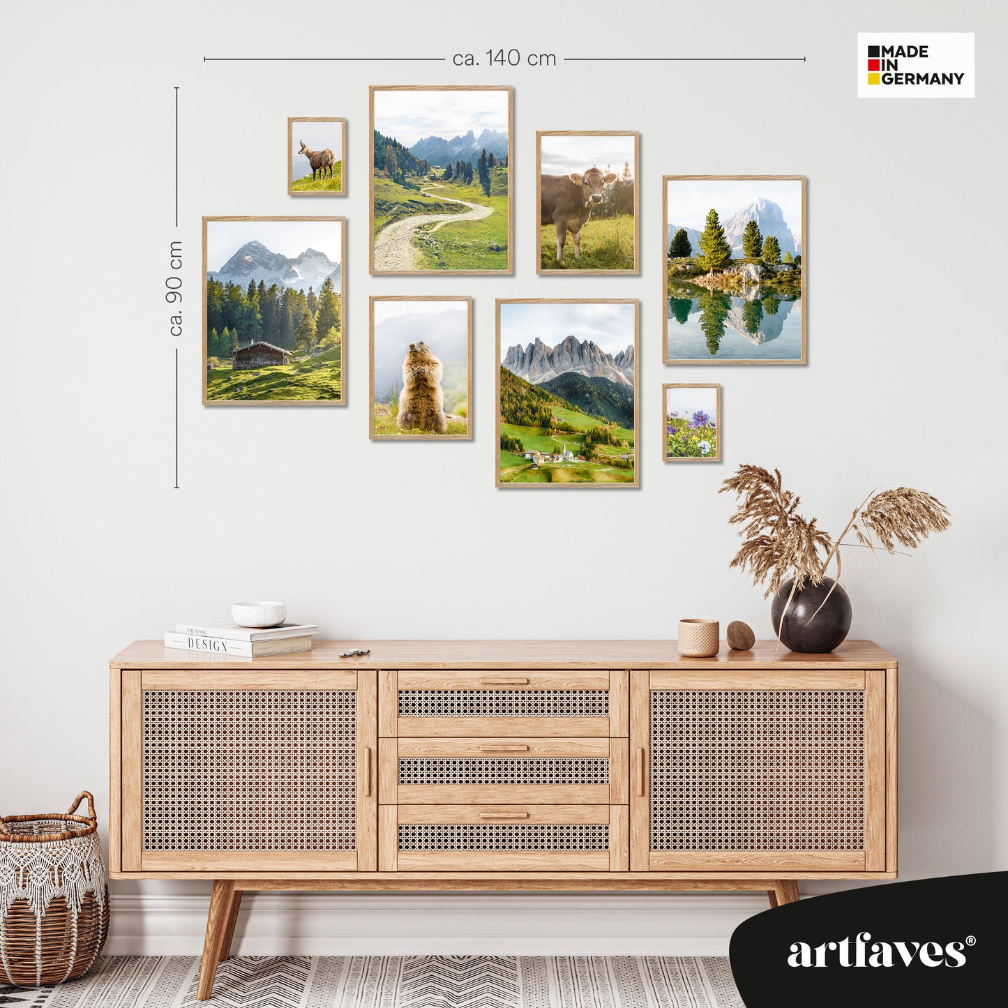 ARTFAVES® Poster Set - In den Bergen