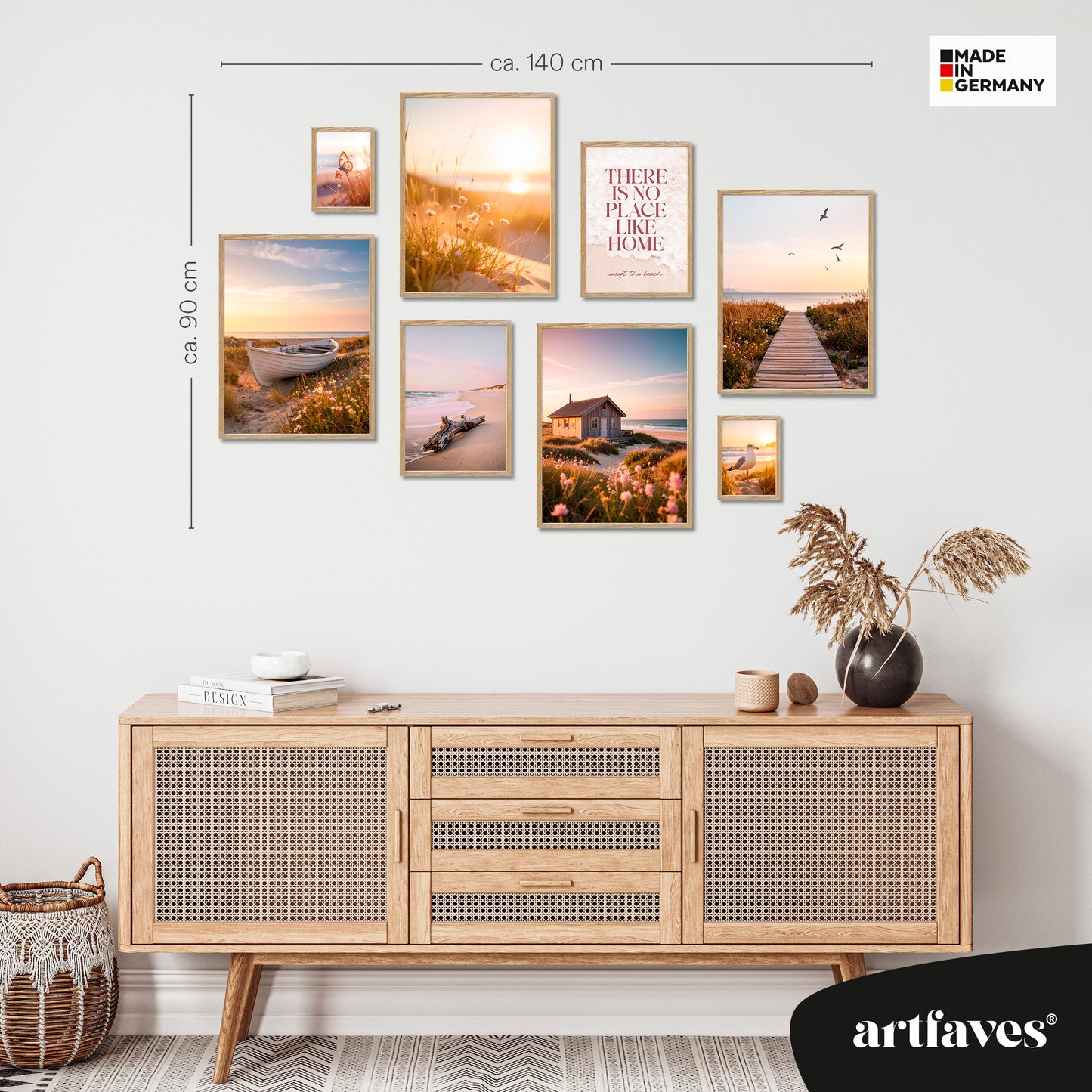 ARTFAVES® Poster Set - Vintage Sea Summer