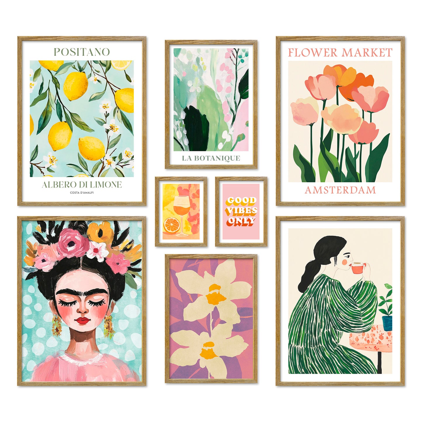 Poster Set Abstract Art Galerie I mehrteilige Bilderwand I Wandbilder Abstrakte-Kunst