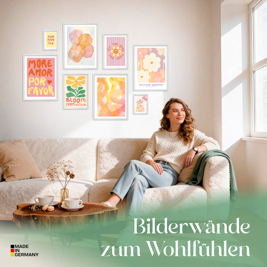 Poster Set Abstract Dopamine Decor Bilderwand Wandbilder Abstrakte-Kunst ARTFAVES