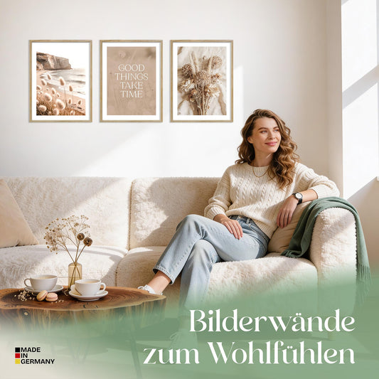 Poster Set Boho Summer Trio Bilderwand Wandbilder Sommer ARTFAVES