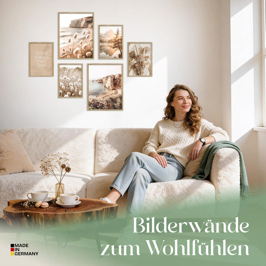 Poster Set Boho Summer Bilderwand Wandbilder Sommer ARTFAVES