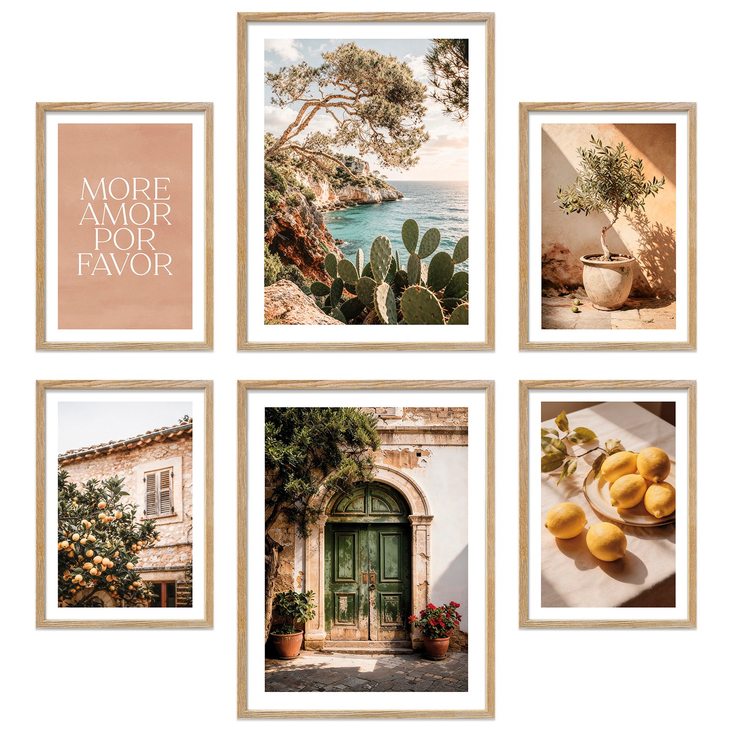 Poster Set La Dulce Vida Española I mehrteilige Bilderwand I Wandbilder Mallorca