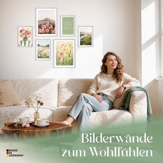 Poster Set Spring Dreams Bilderwand Wandbilder Fruehling ARTFAVES