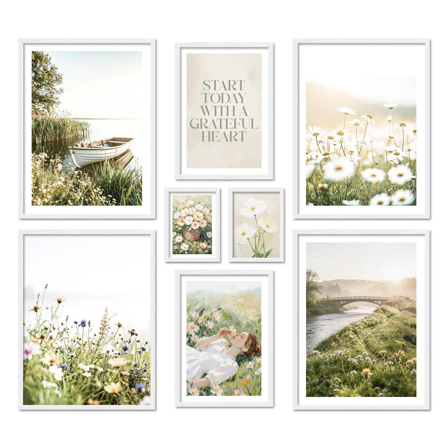 Poster Set Summer Morning I mehrteilige Bilderwand I Wandbilder Sommer