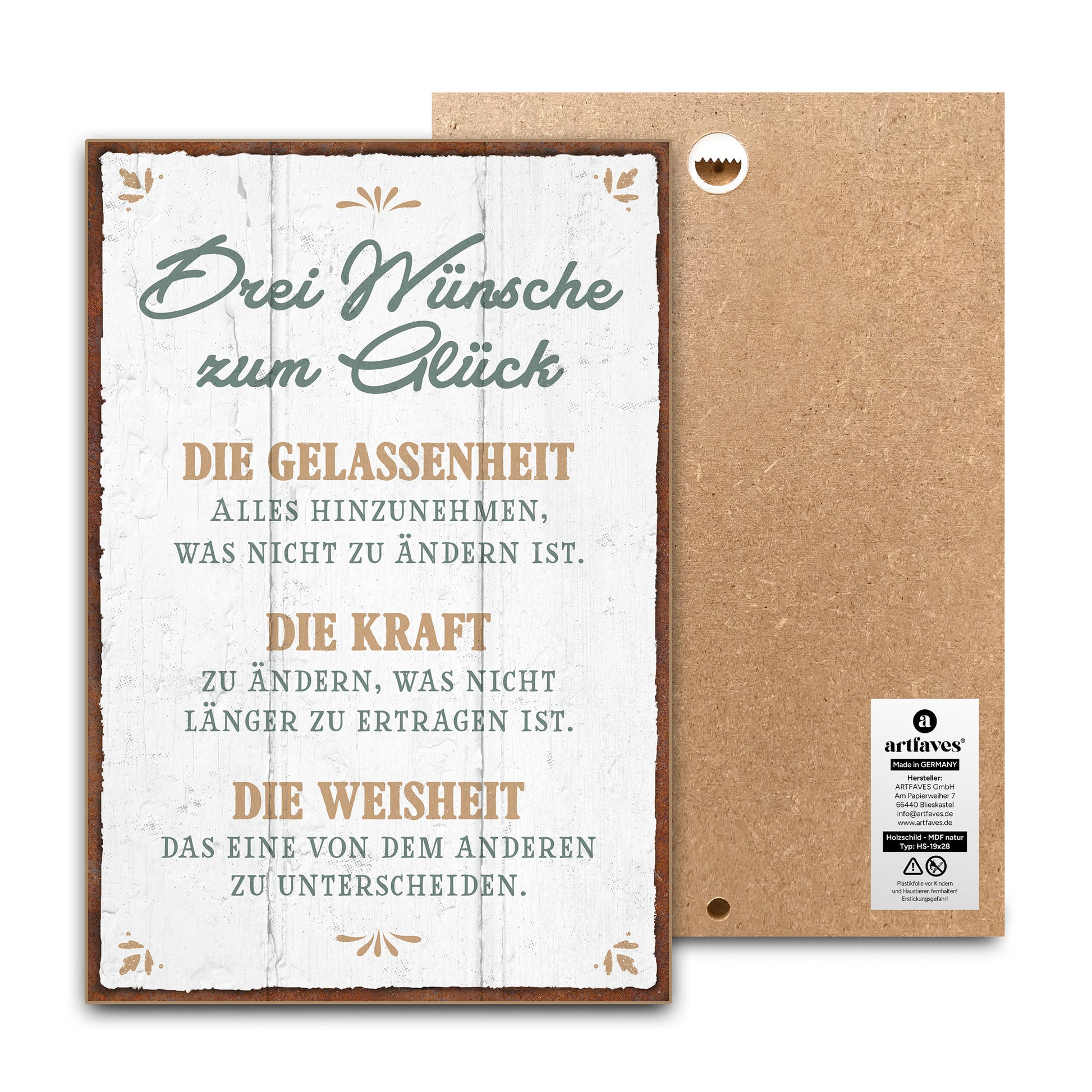 schild-mit-spruch-drei-wuensche-zum-glueck