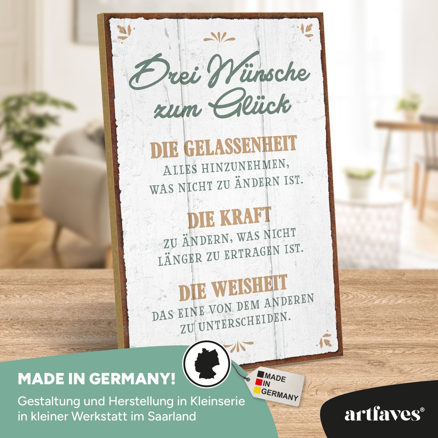 schild-mit-spruch-drei-wuensche-zum-glueck