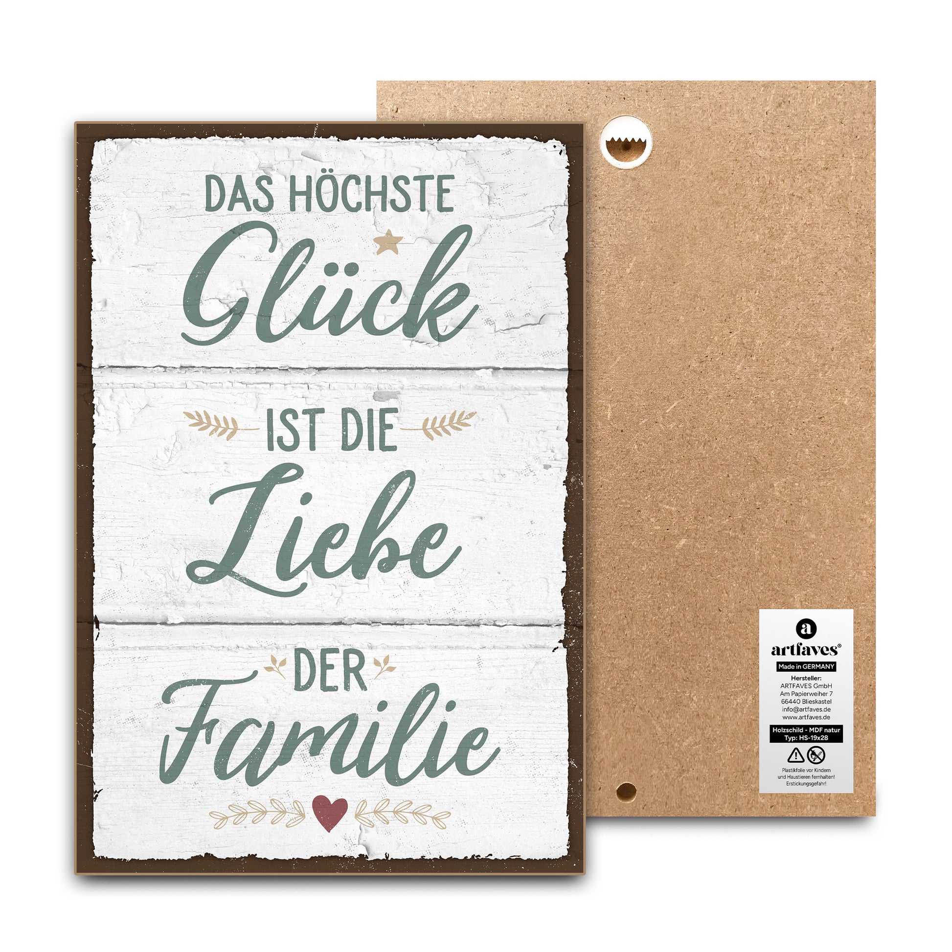 schild-mit-spruch-glück-die-liebe-der-familie
