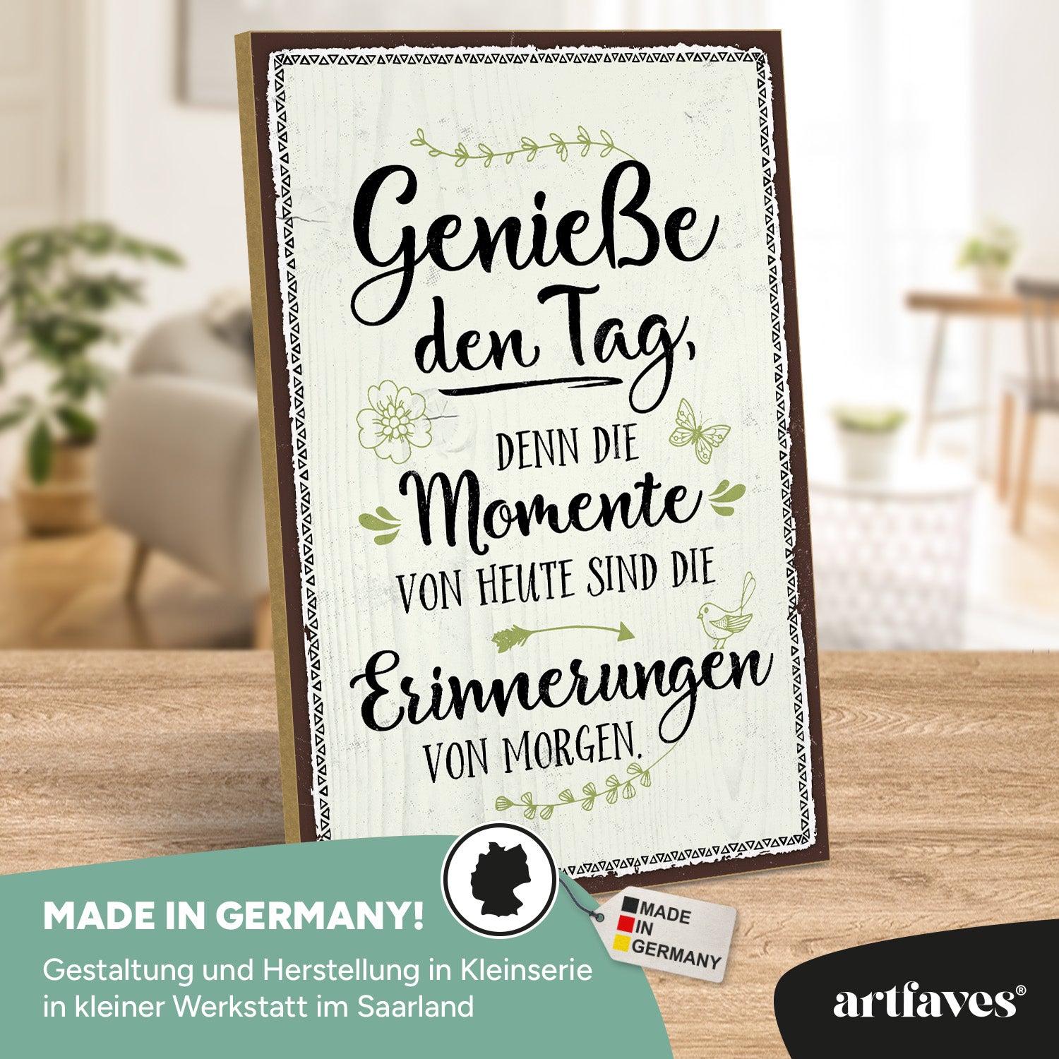 schild-mit-spruch-geniesse-den-tag