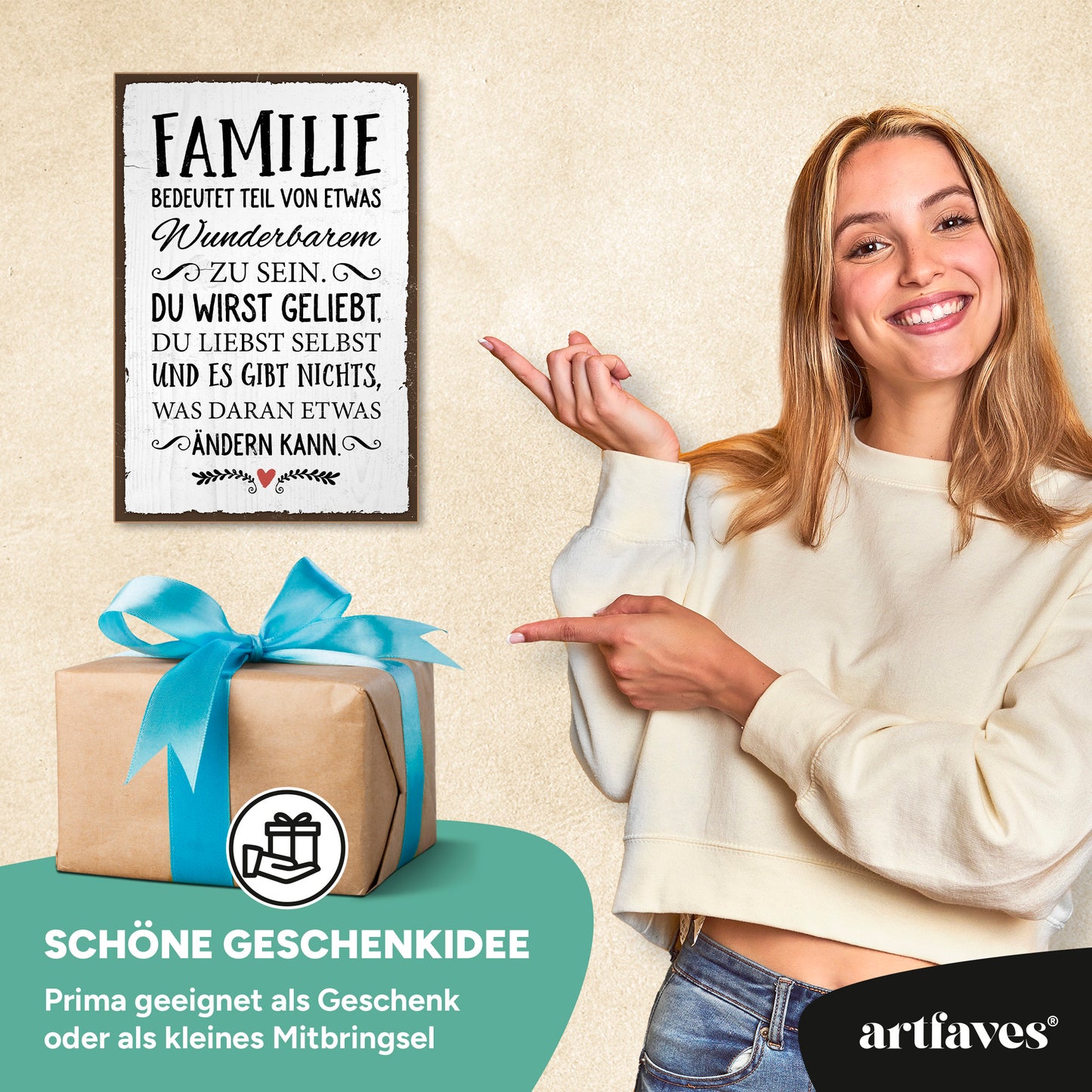 schild-mit-spruch-familie-ist-etwas-wunderbares