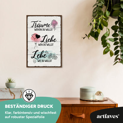 schild-mit-spruch-träume-liebe-lebe