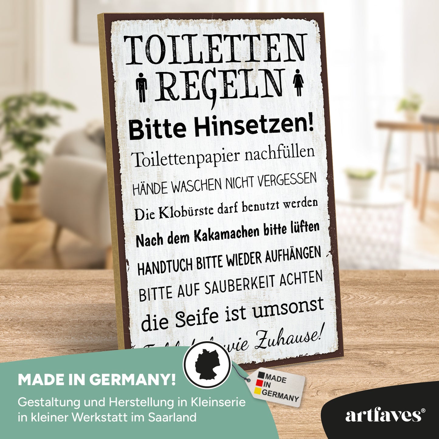 schild-mit-spruch-toilettenregeln