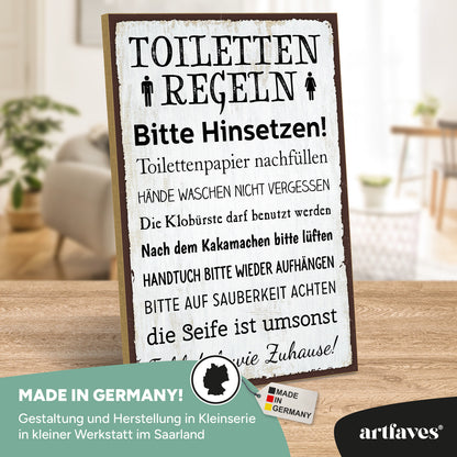 schild-mit-spruch-toilettenregeln
