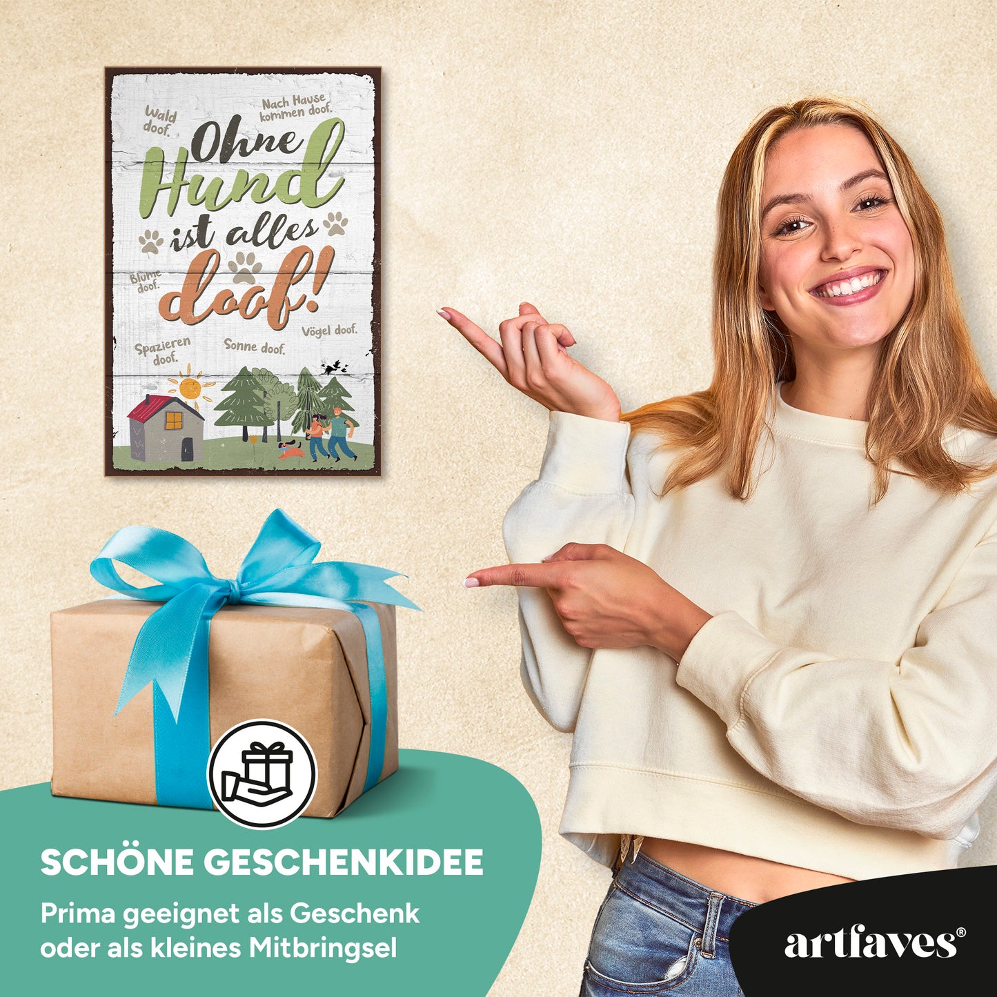 schild-mit-spruch-ohne-hund-ist-alles-doof