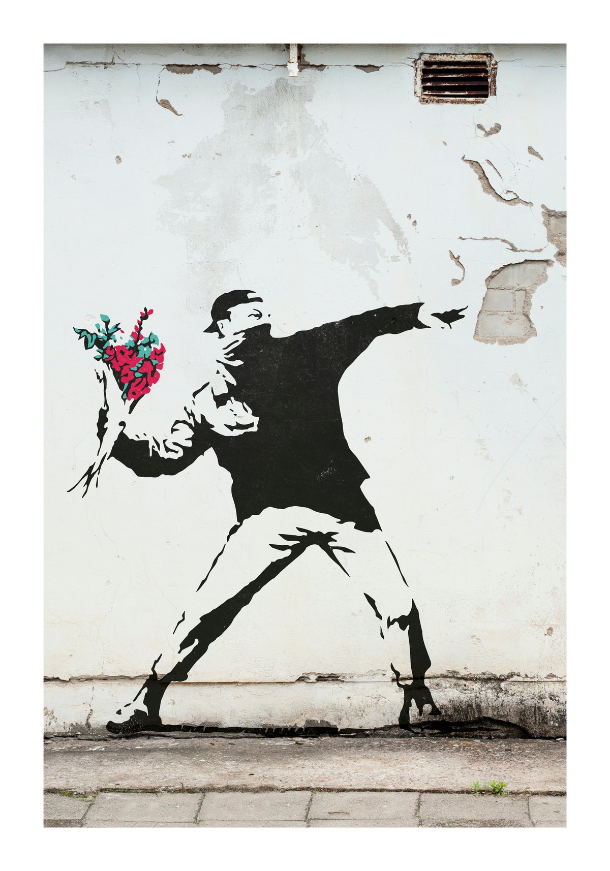 Flower Thrower I Banksy Poster