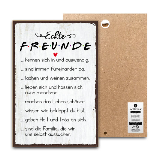 schild-mit-spruch-echte-freunde-kennen-sich-in-und-auswendig