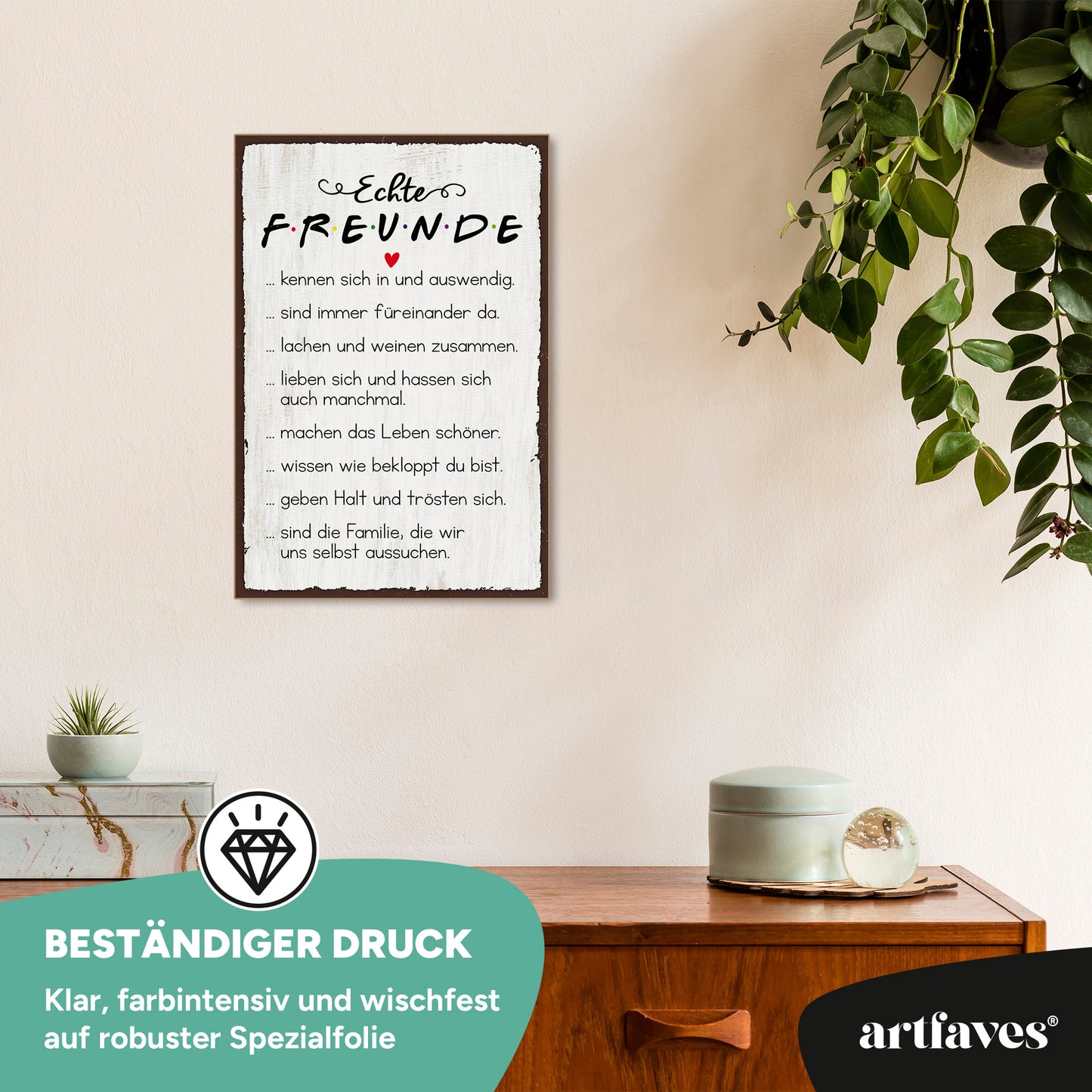 schild-mit-spruch-echte-freunde-kennen-sich-in-und-auswendig