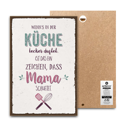 schild-mit-spruch-wenns-in-der-küche-lecker-duftet
