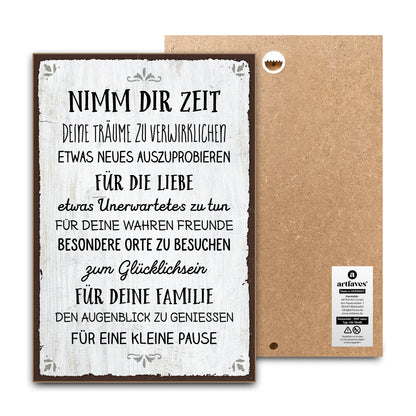 schild-mit-spruch-nimm-dir-zeit-deine-träume-zu-verwirklichen