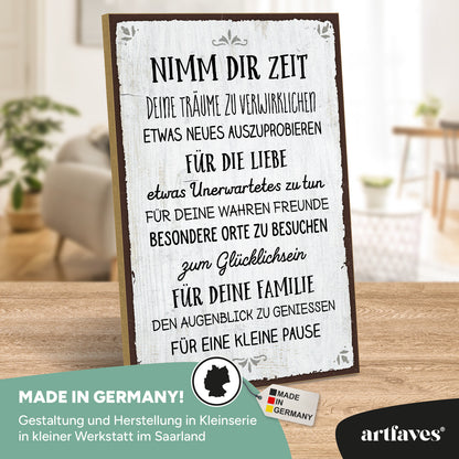 schild-mit-spruch-nimm-dir-zeit-deine-träume-zu-verwirklichen