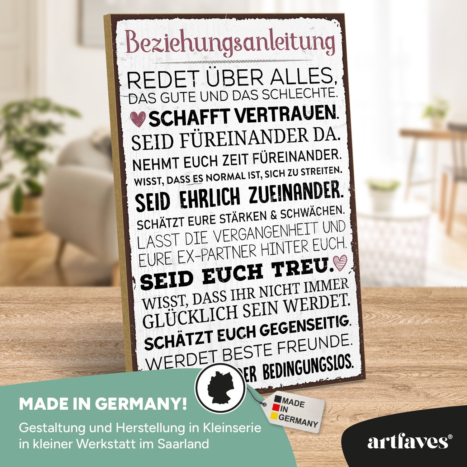 schild-mit-spruch-beziehungsanleitung