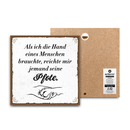 schild-mit-spruch-als-ich-die-hand-eines-menschen-brauchte