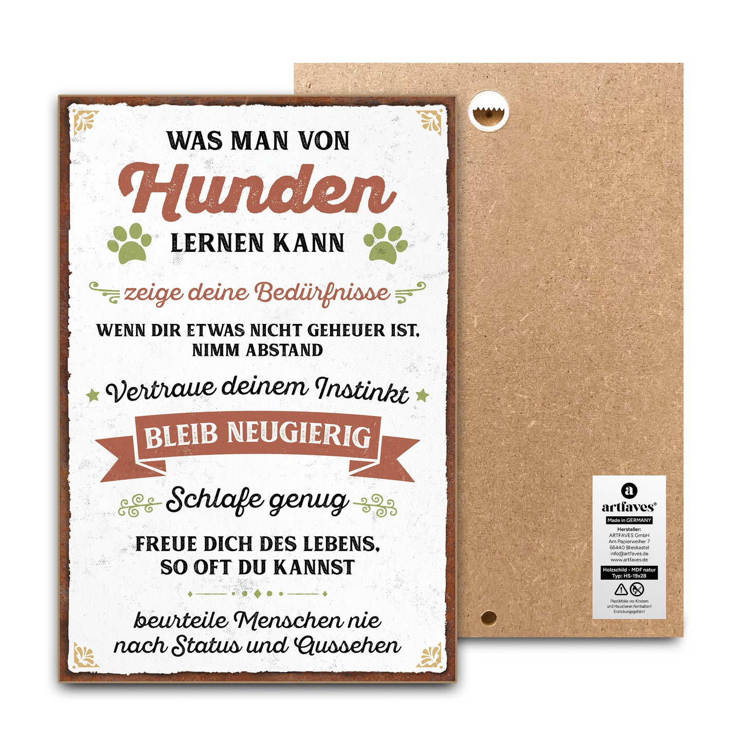 schild-mit-spruch-was-man-von-hunden-lernen-kann