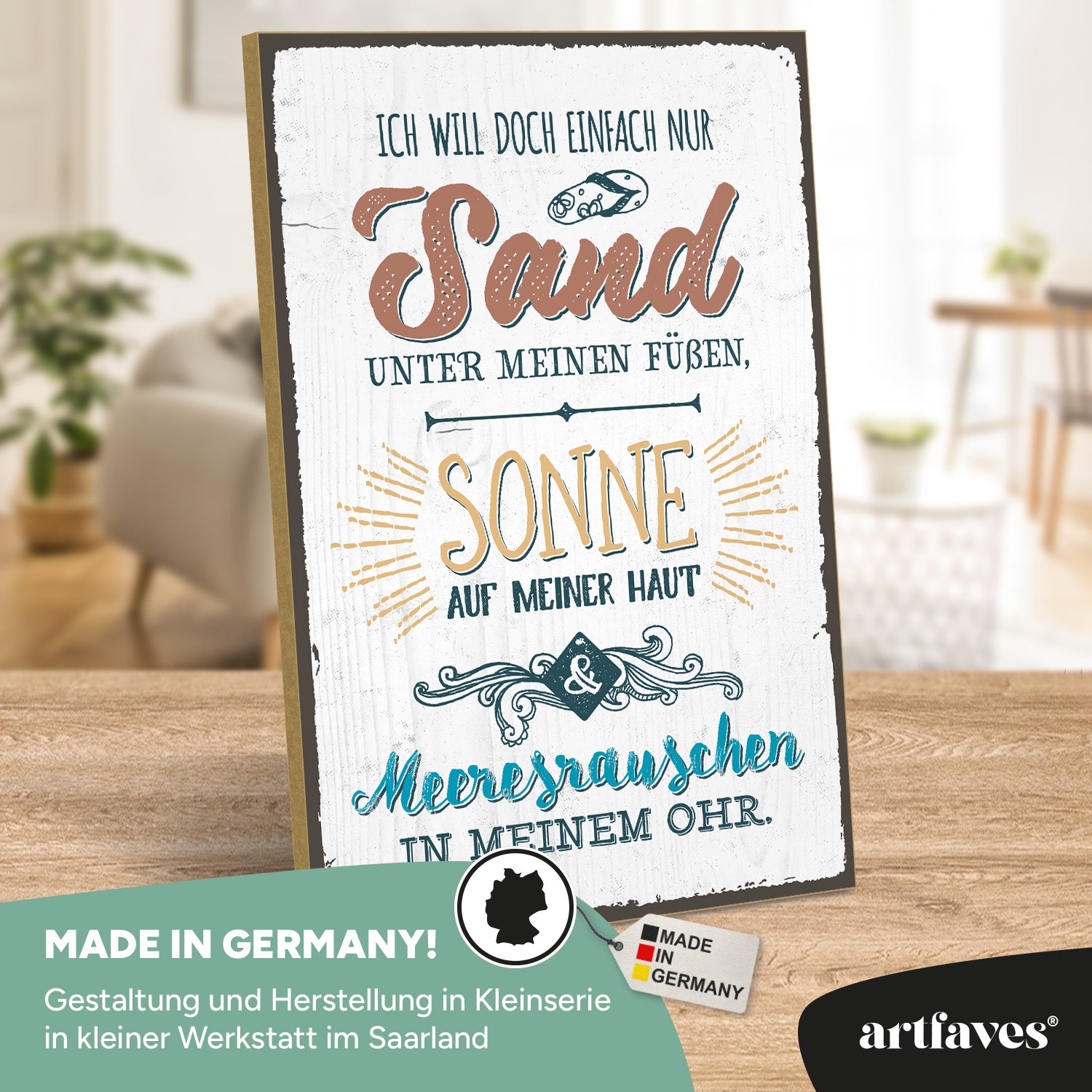 schild-mit-spruch-sand-sonne-meeresrauschen
