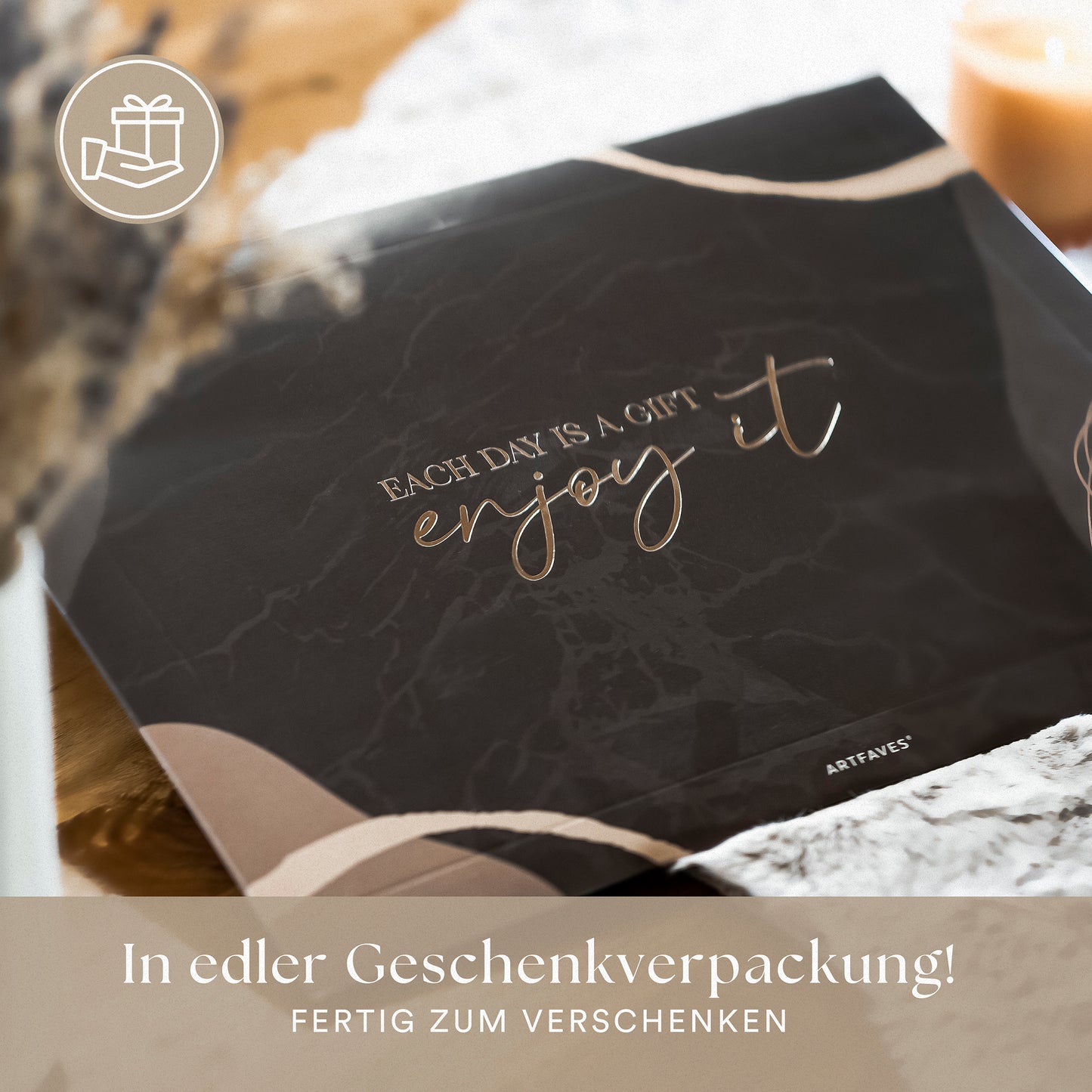 Poster Set - BEIGE WILDERNESS I Natur Wandbilder Löwe Mondphasen