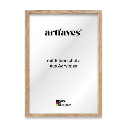 Bilderrahmen Set - 8-teilig - Eiche-Optik