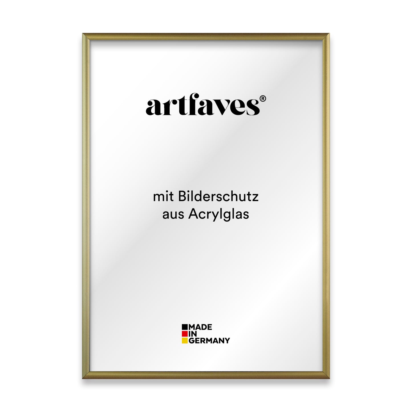 Bilderrahmen Alu Gold