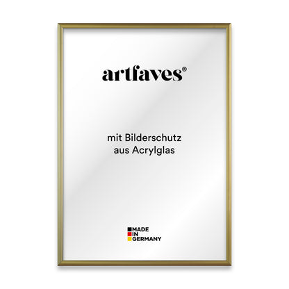 Bilderrahmen Alu Gold