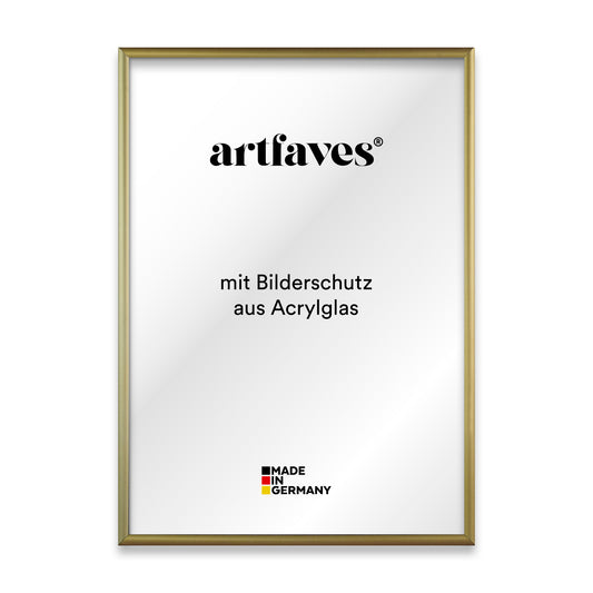 Bilderrahmen Alu Gold