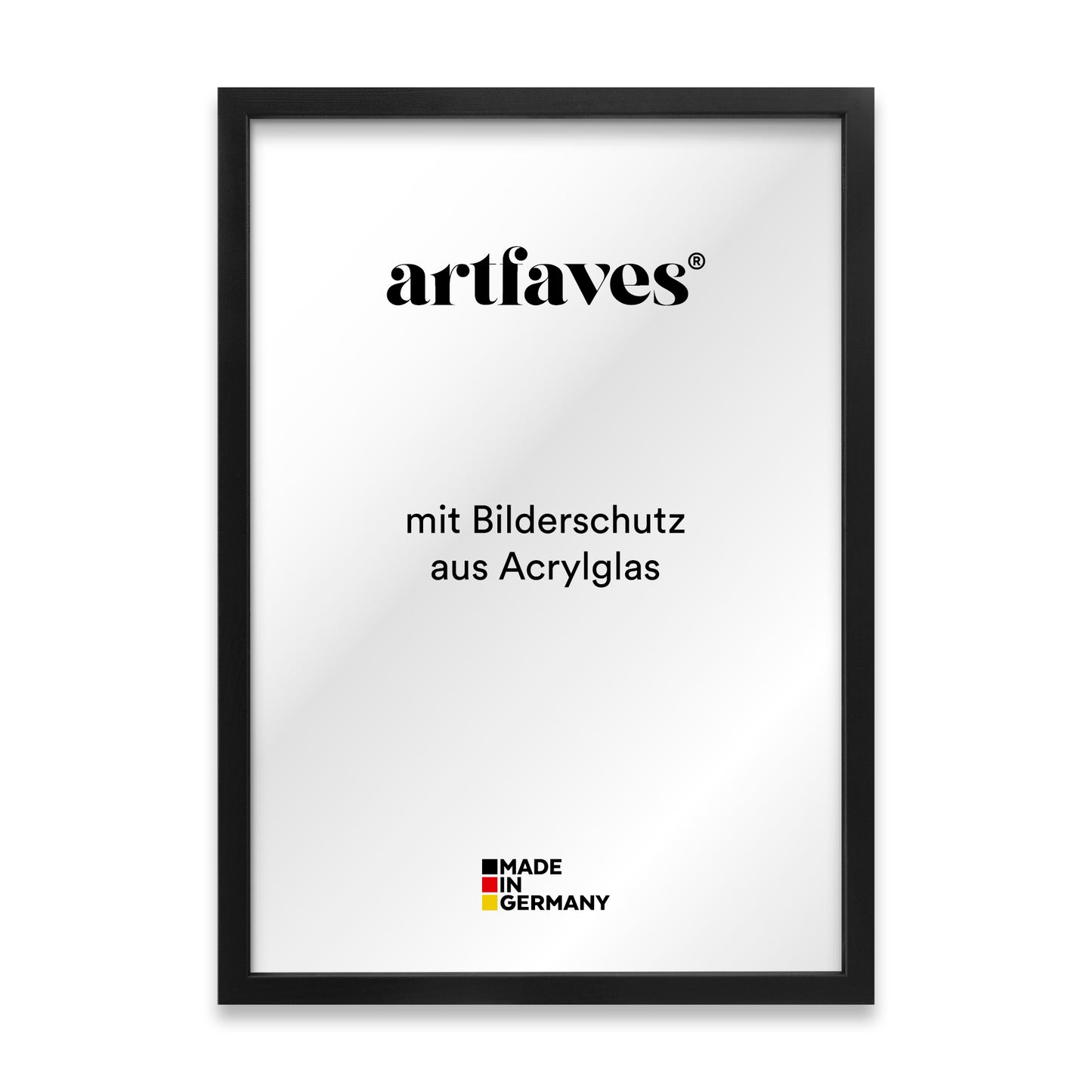 Bilderrahmen Set - 8-teilig - Schwarz