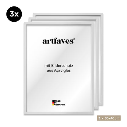 Bilderrahmen Set - 3-teilig - Weiss