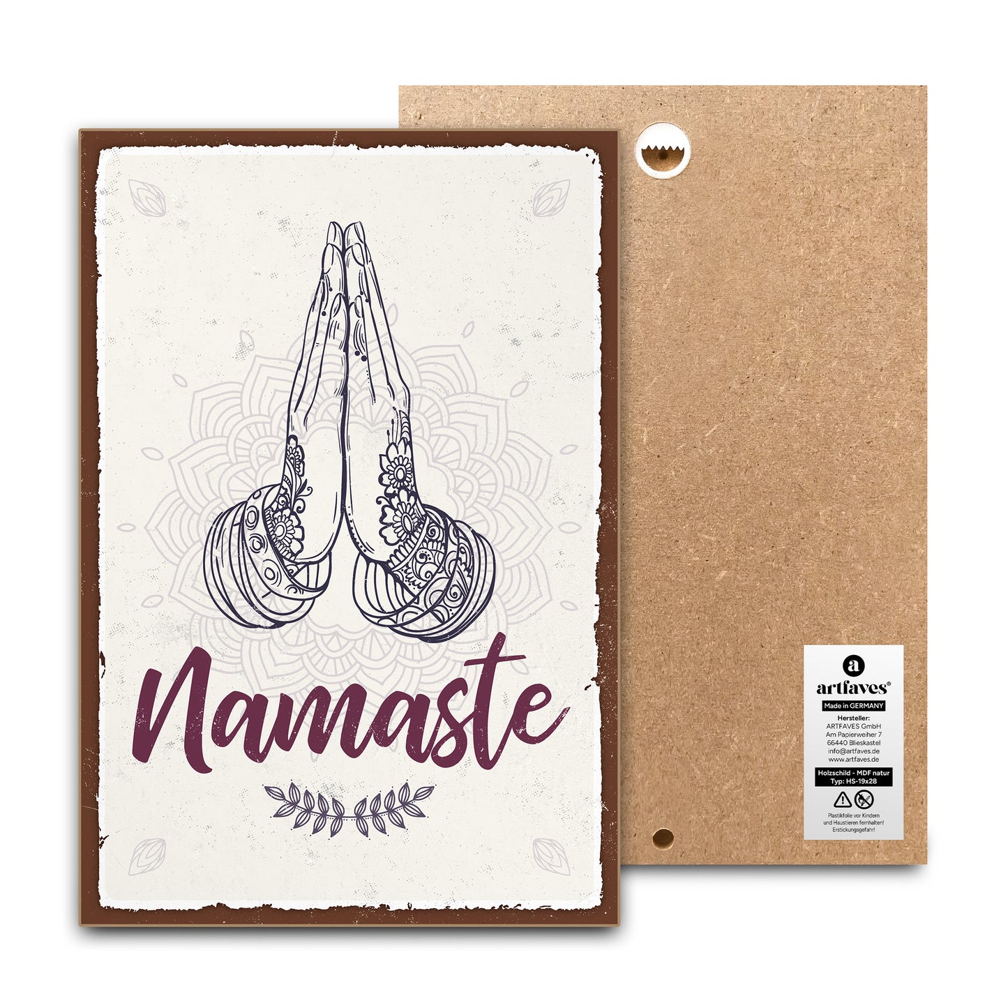 schild-mit-spruch-namaste