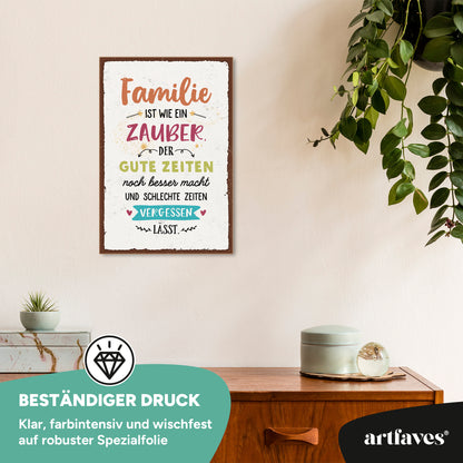 schild-mit-spruch-familie-ist-wie-ein-zauber