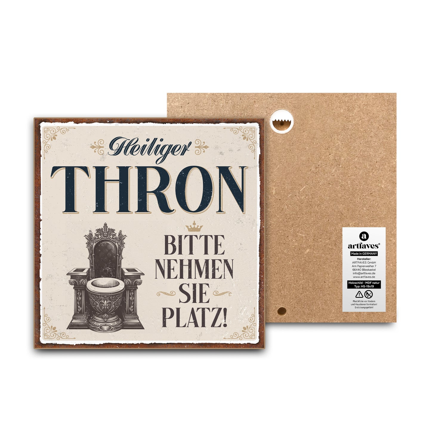 schild-mit-spruch-heiliger-thron