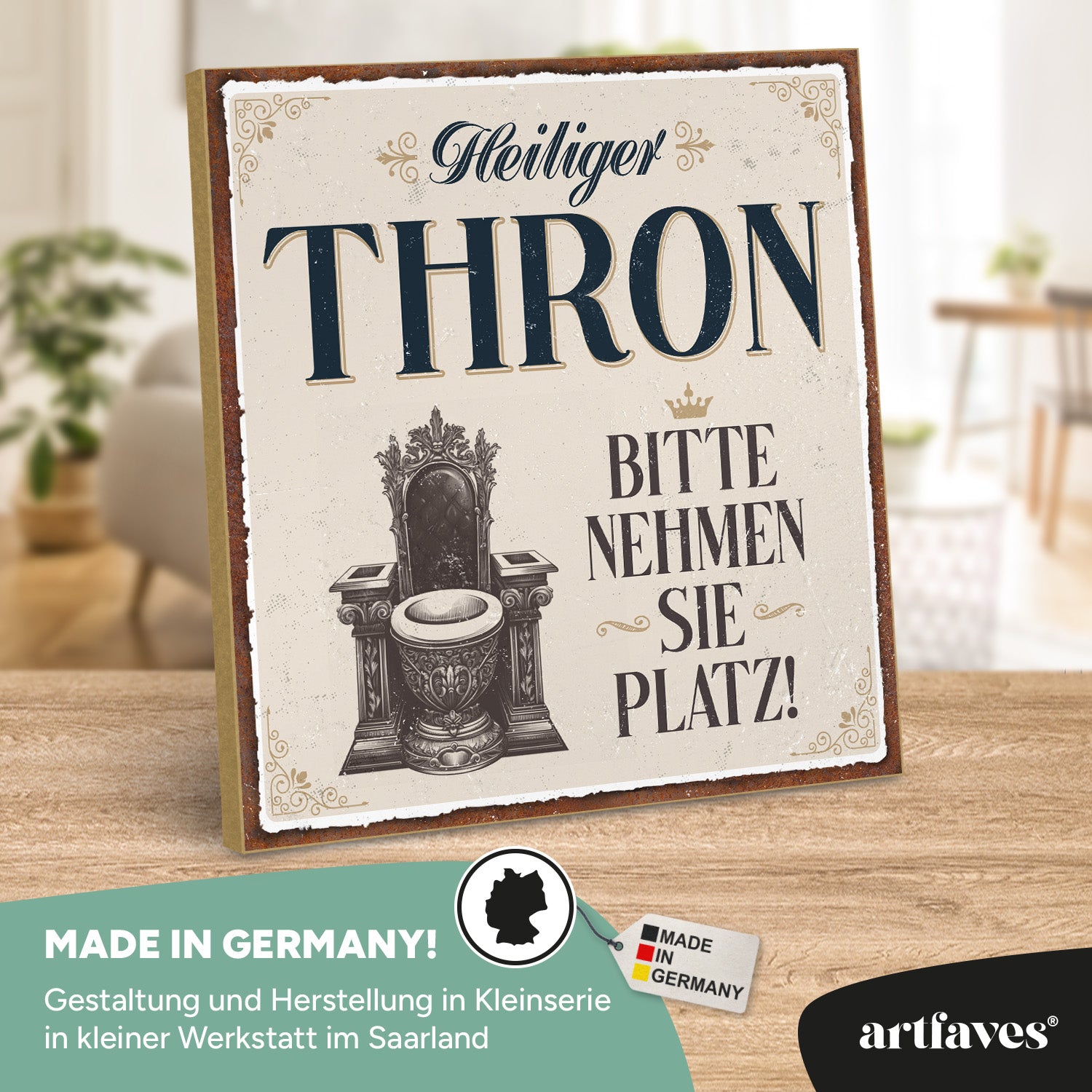 schild-mit-spruch-heiliger-thron