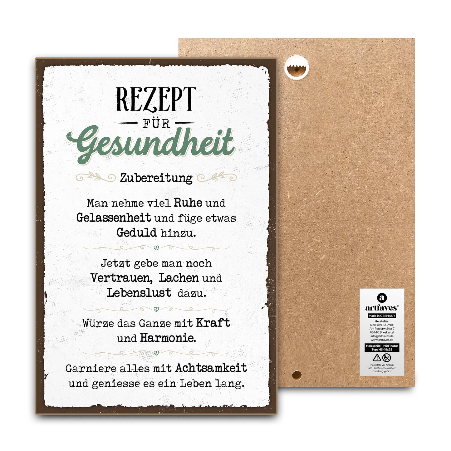 schild-mit-spruch-rezept-fuer-gesundheit