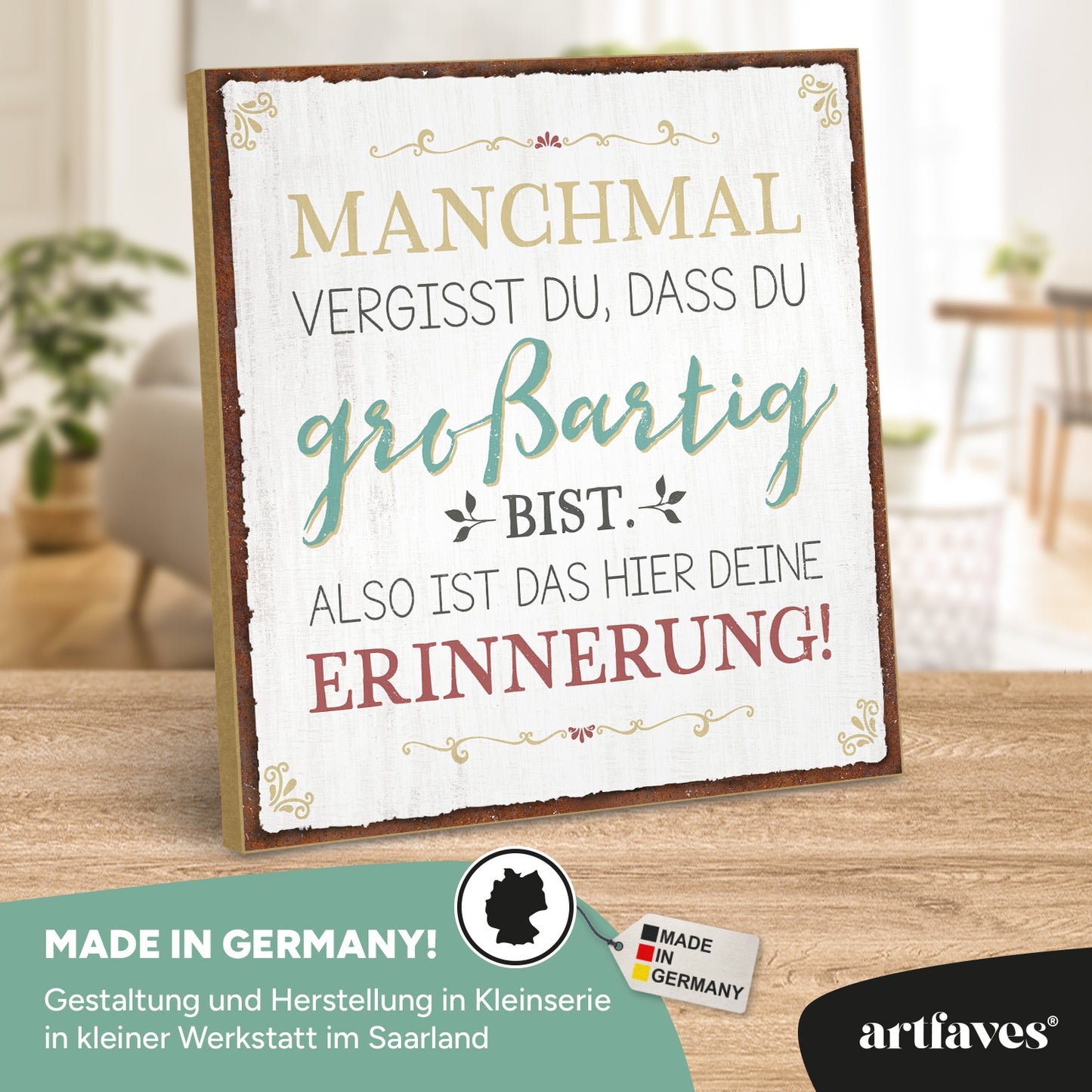 schild-mit-spruch-manchmal-vergisst-du-dass-du-großartig-bist