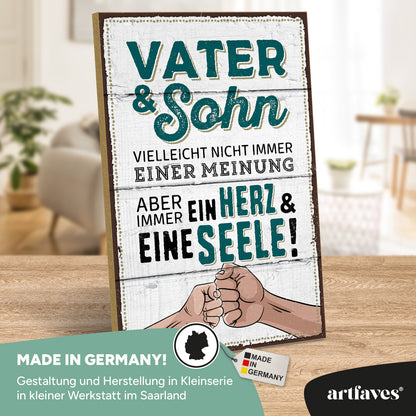 schild-mit-spruch-vater-&-sohn-ein-herz-und-eine-seele
