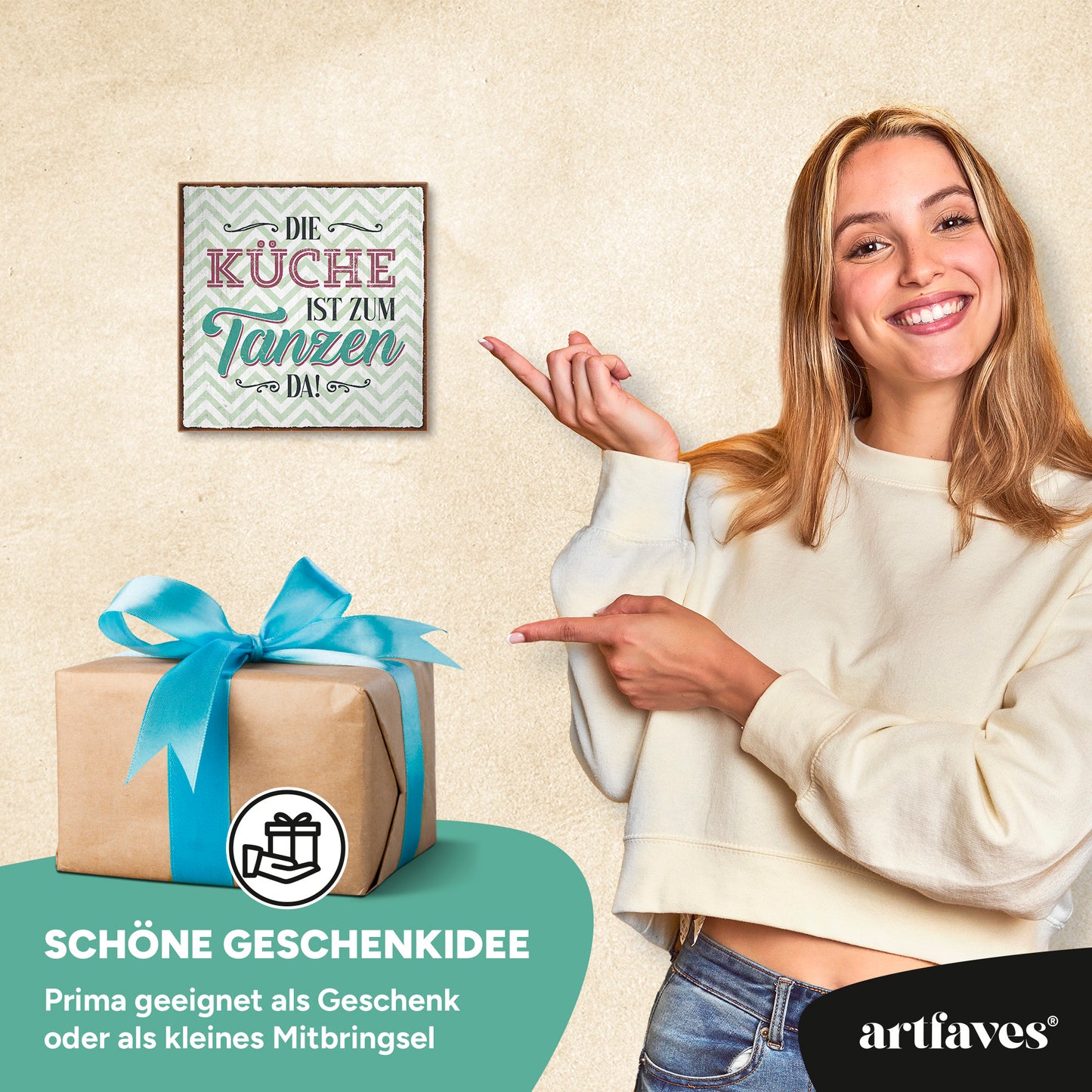 schild-mit-spruch-die-kueche-ist-zum-tanzen-da