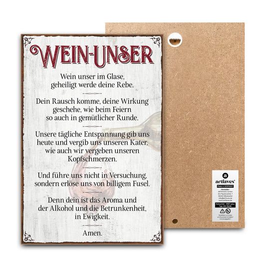 schild-mit-spruch-wein-unser